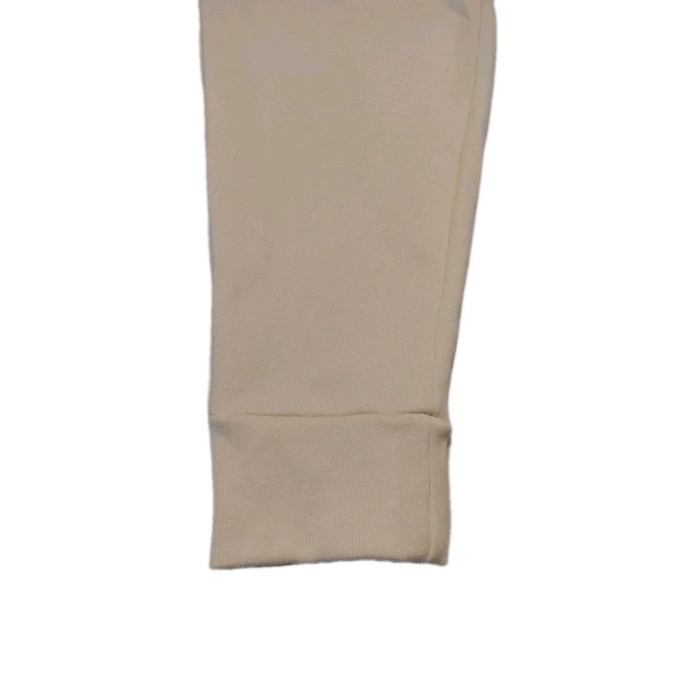 Champion Men's Warm Soft Fleece Side Pockets Drawcord‎ Jogger Large Natural
